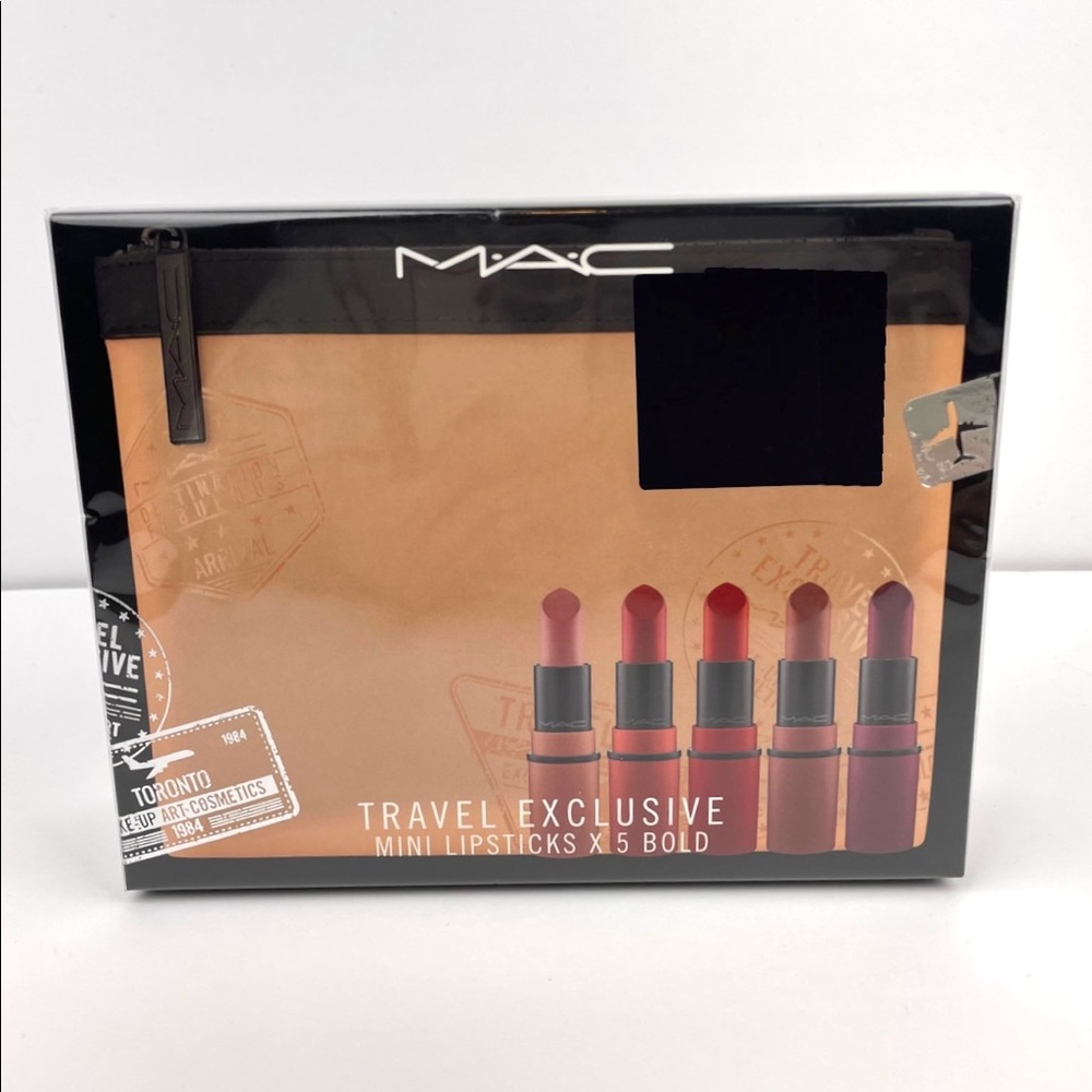 MAC Travel Exclusive: 💄 Mini Lipstick 5 BOLD - NEW WITH BOX 💋